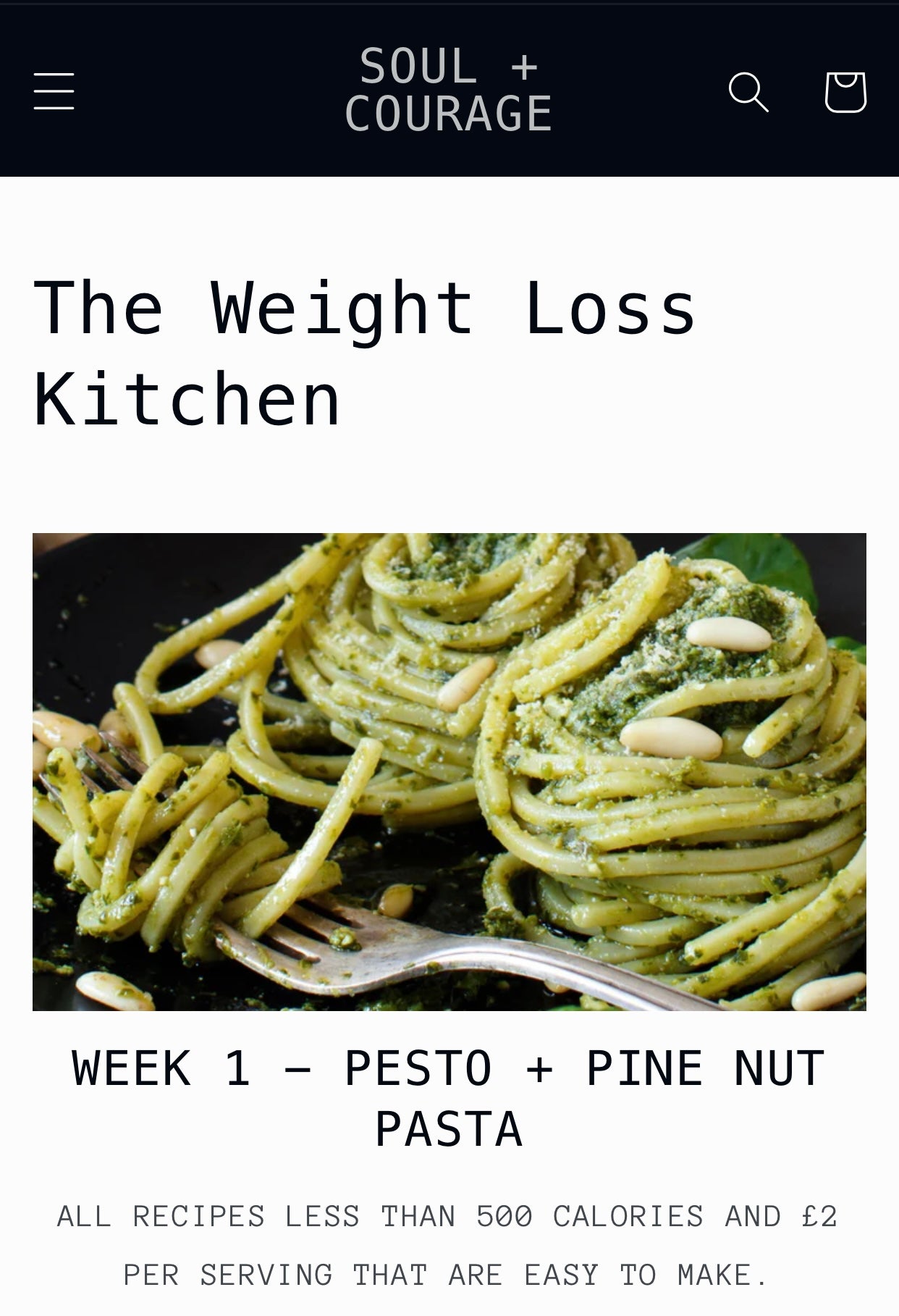 The Weight Loss Kitchen Subscription